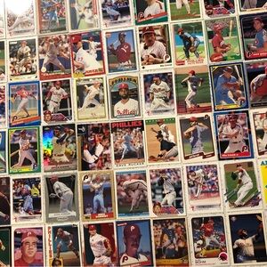 70 Philadelphia Phillies baseball cards Bryce Harper Mike Schmidt Rose Nola Bohm